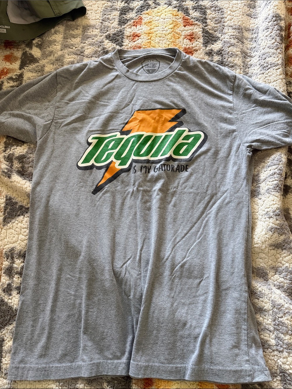 Gray Tequila Graphic Short Sleeve Tee